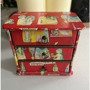 VTG Dresser Box Candy Container Altmann & Kuhne Confectionary 1988 Miniature